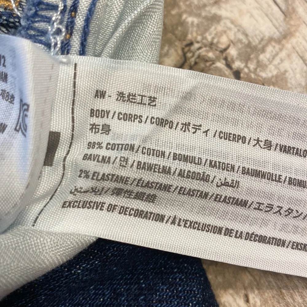 NWT A&F Dark Wash The Skinny High Rise Jeans - Picture 5 of 7